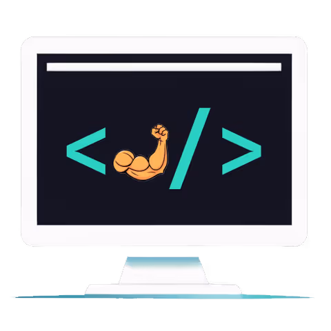 Stronger Softworks logo in a computer screen